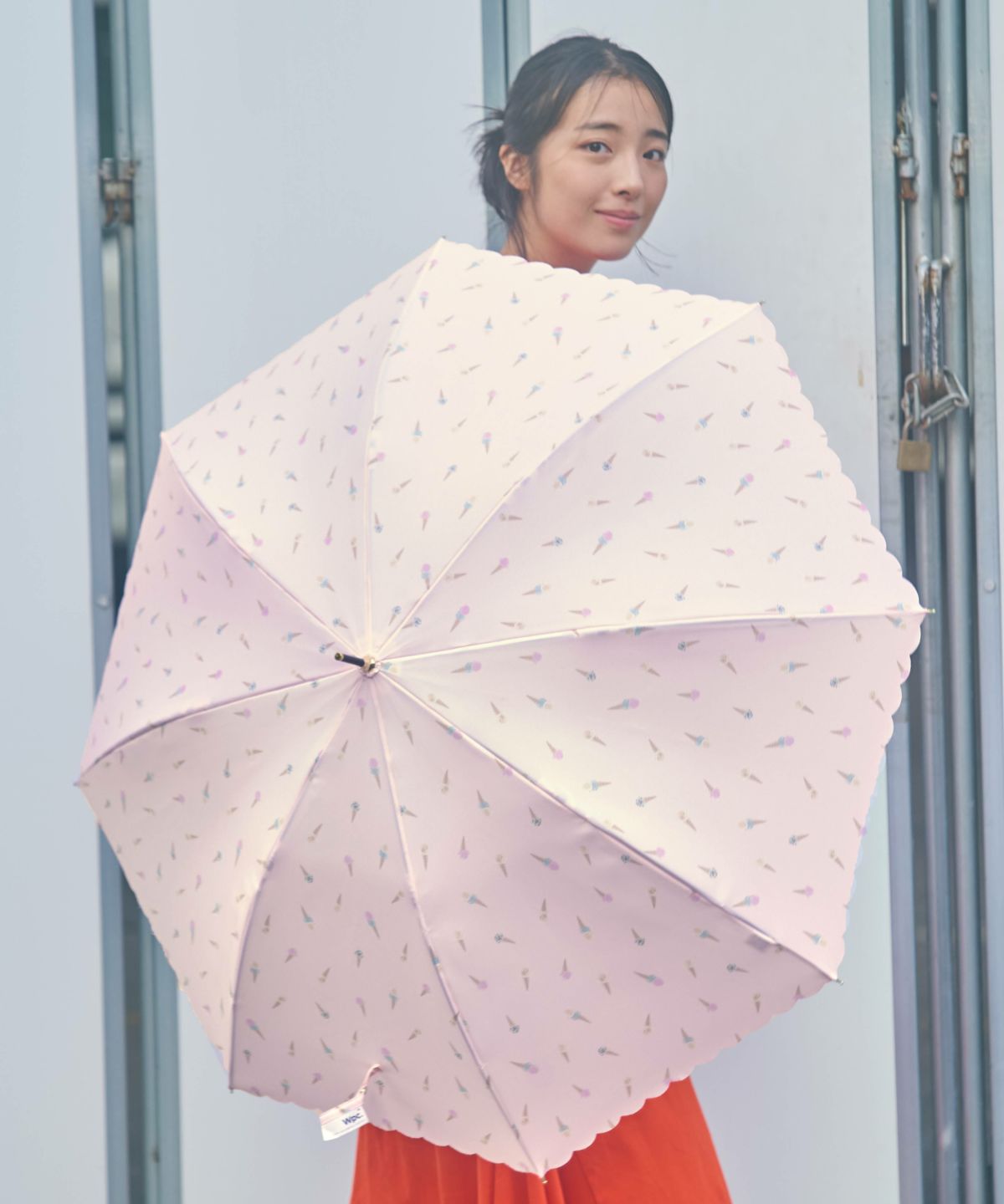 雪糕圖案長雨傘