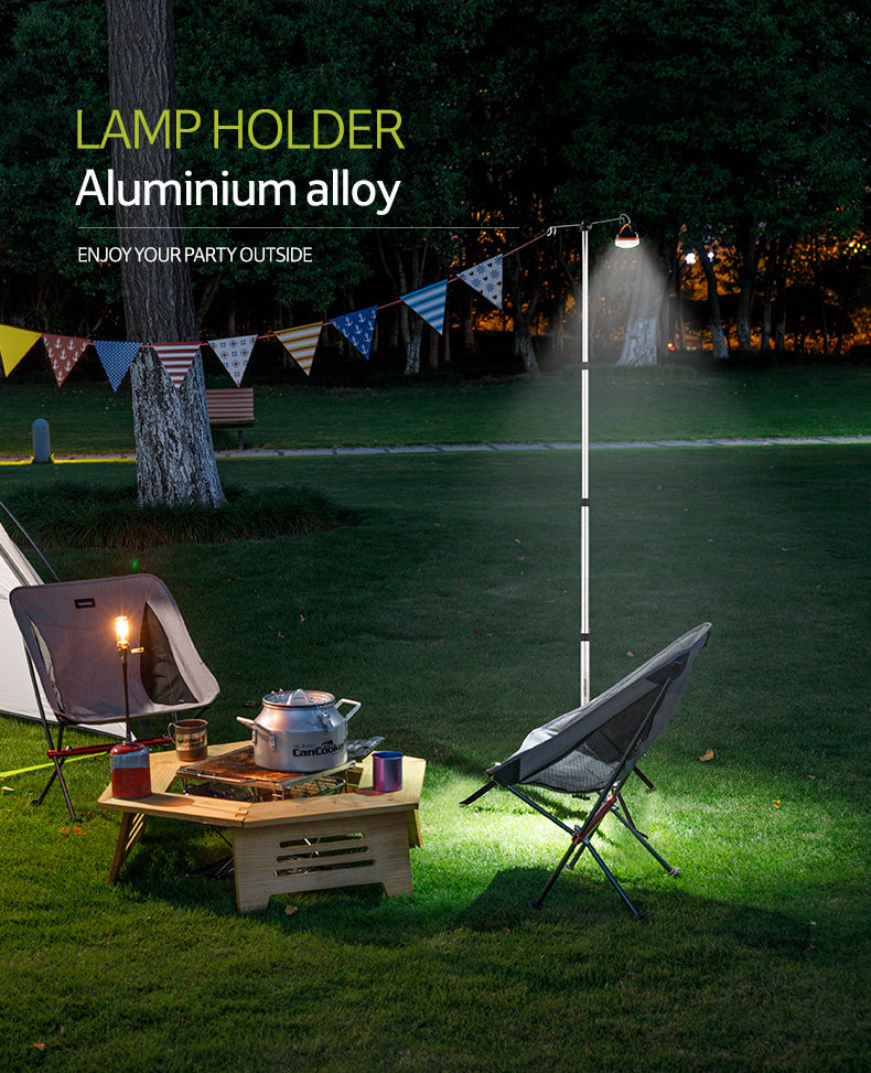 Outdoor aluminum alloy telescopic tripod lighting stand