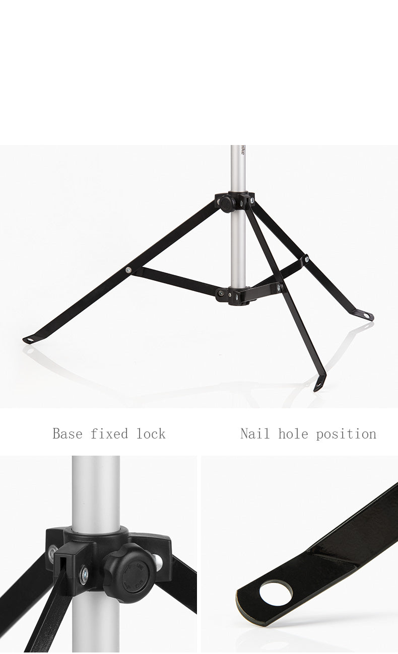 Outdoor aluminum alloy telescopic tripod lighting stand