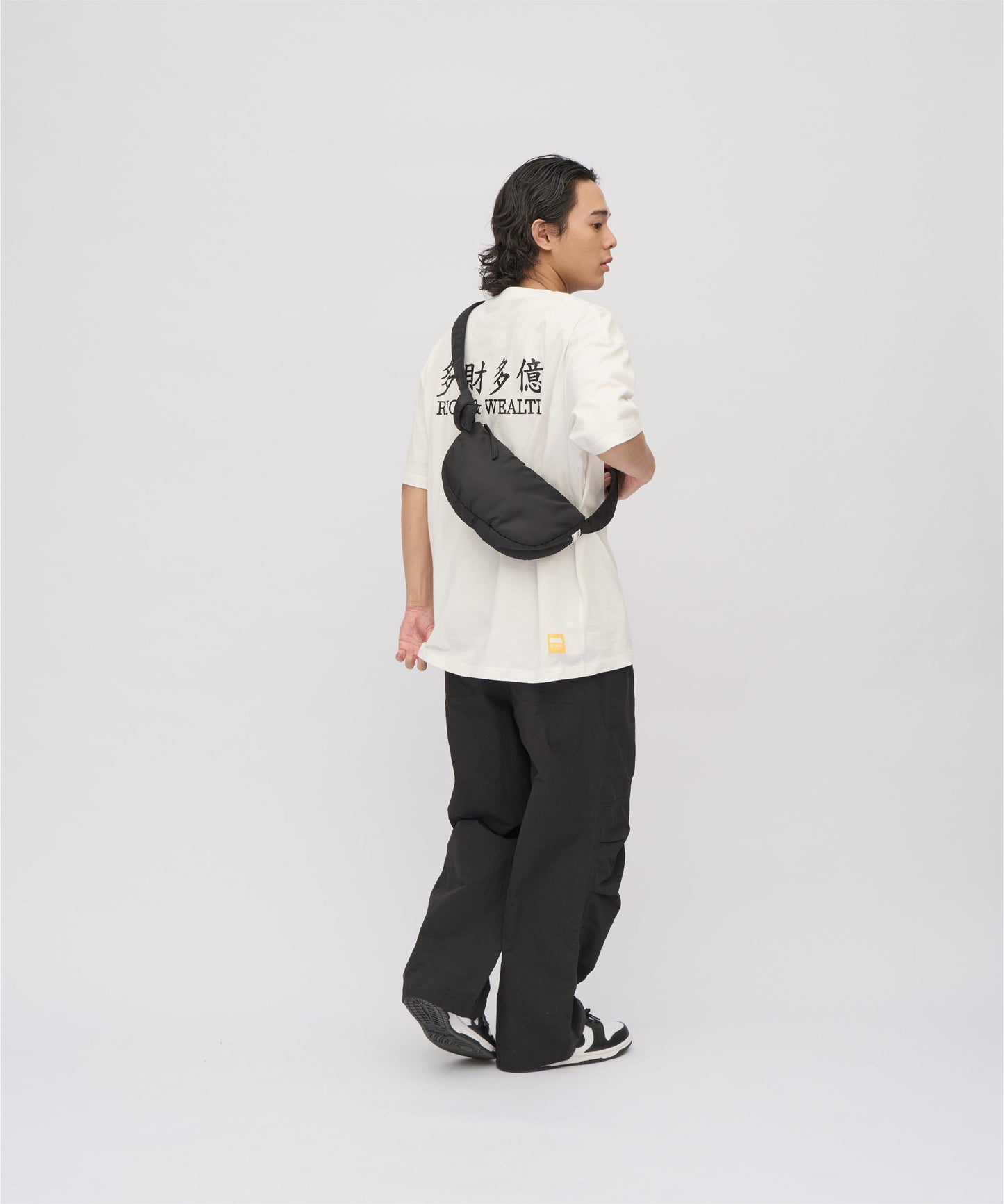 Broad Band Cloud Half Moon Bag (Small)