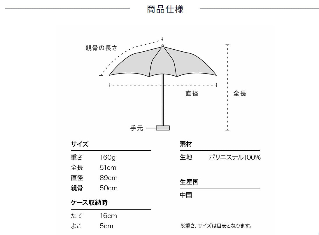 袖珍縮骨雨傘