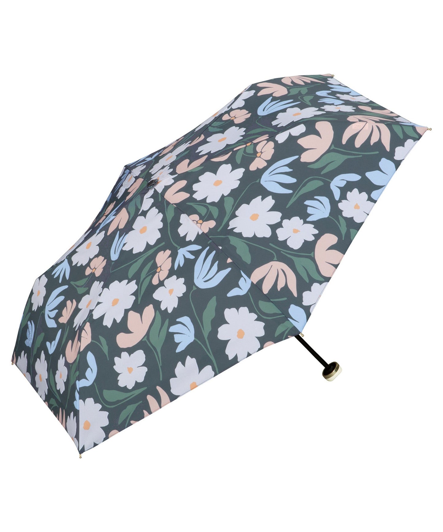 Flowery pocket-shaped umbrella