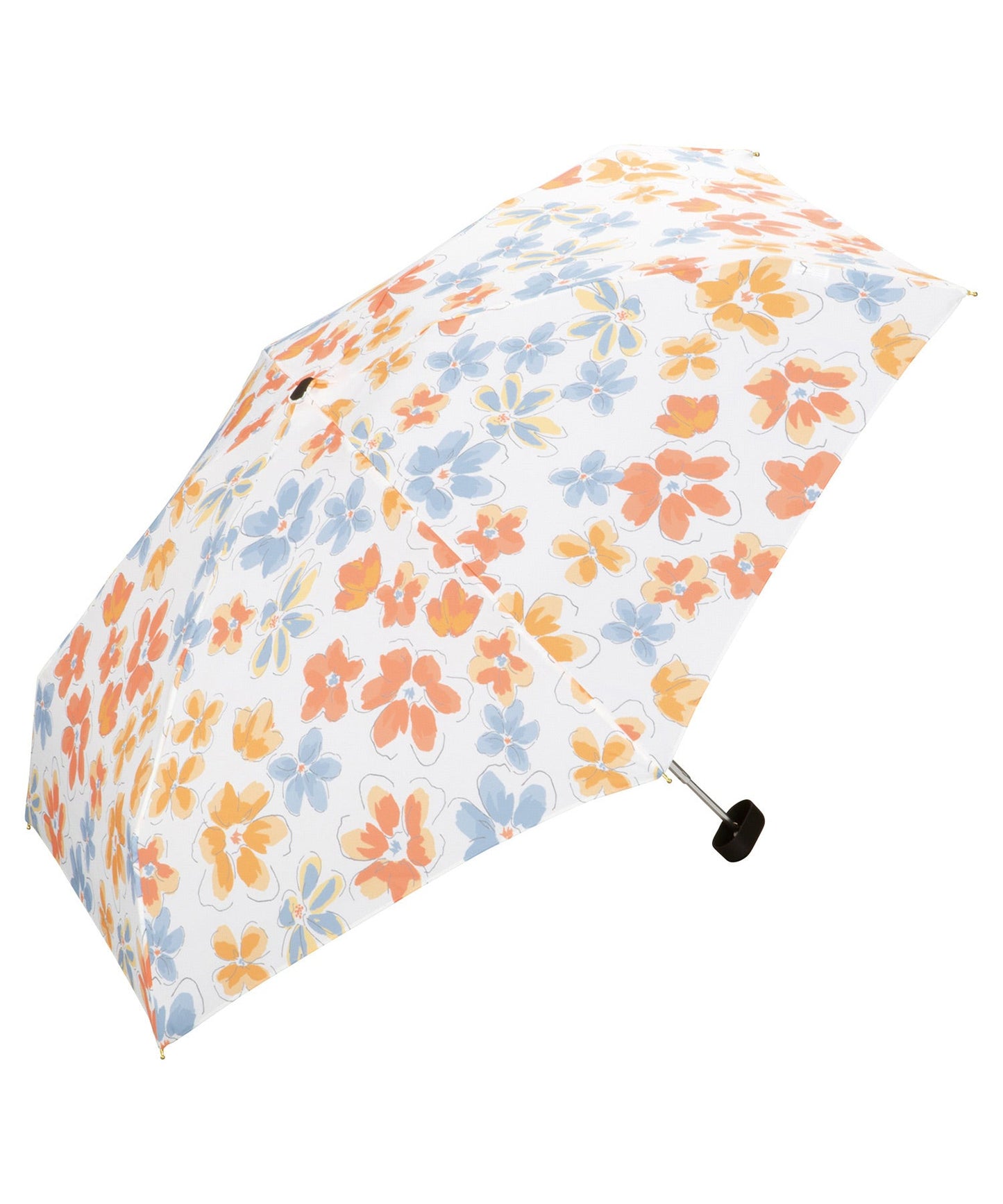 Flowery pocket-shaped umbrella