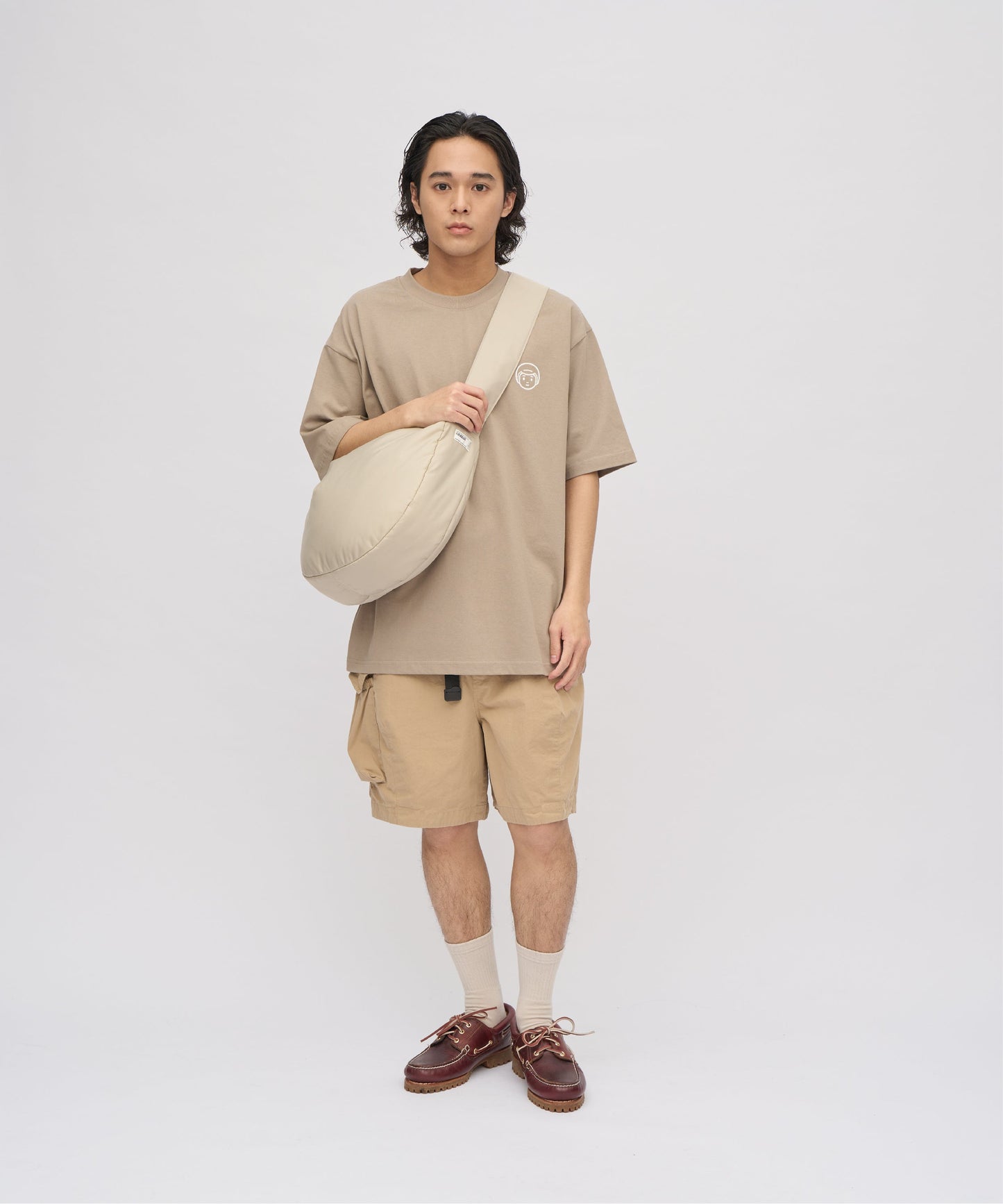 Broad band cloud half moon bag (medium)