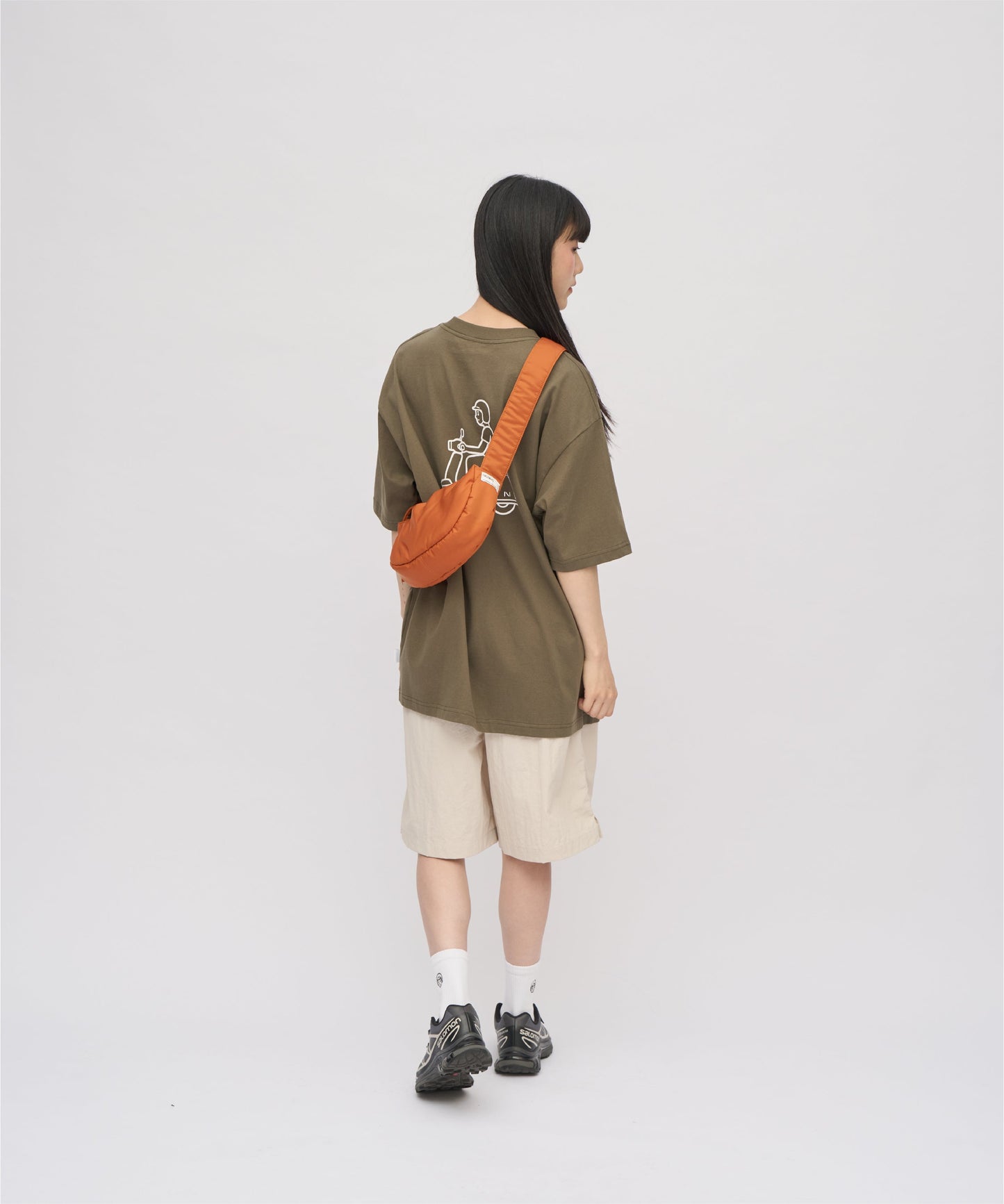 Broad Band Cloud Half Moon Bag (Small)