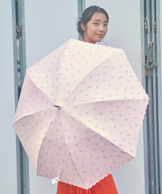 Ice cream pattern long umbrella