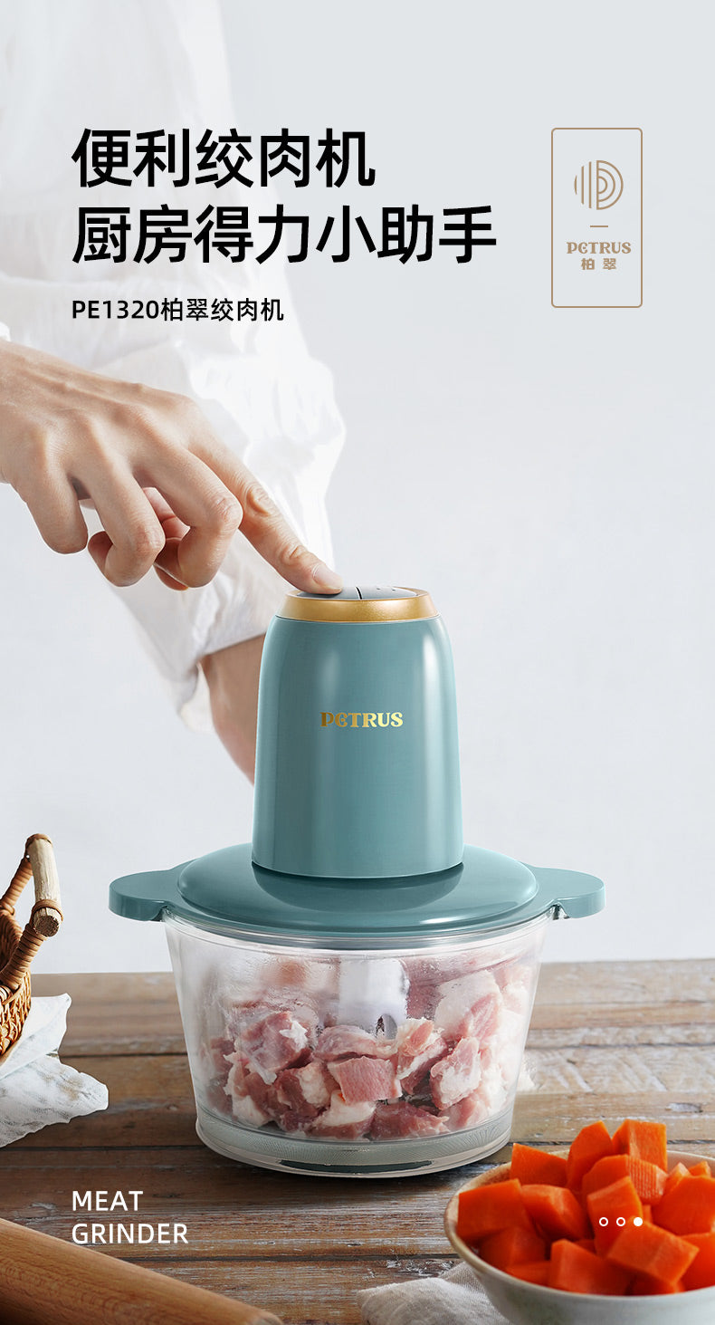 Multifunctional mixing household small meat grinder PE1320
