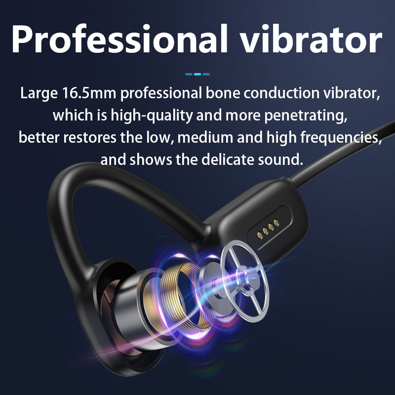 Professional grade ear bone conduction swimming waterproof headphones