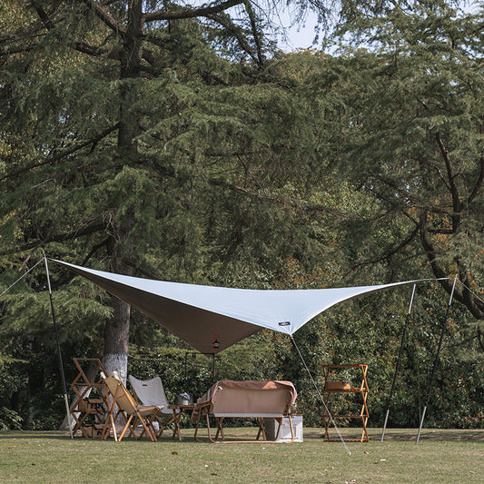 Five-square awning (excluding poles) - Green