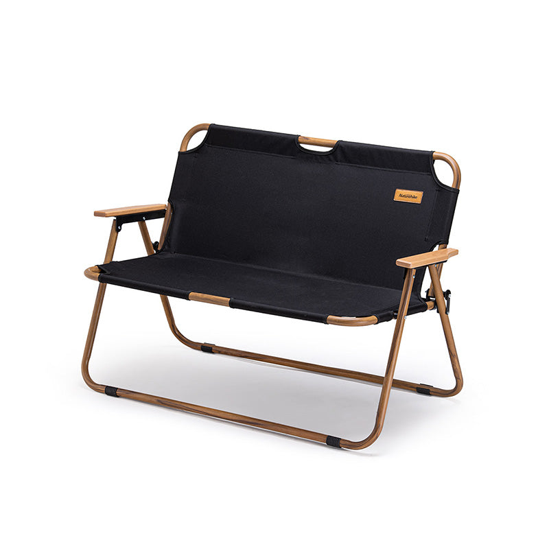 Outdoor folding double chair