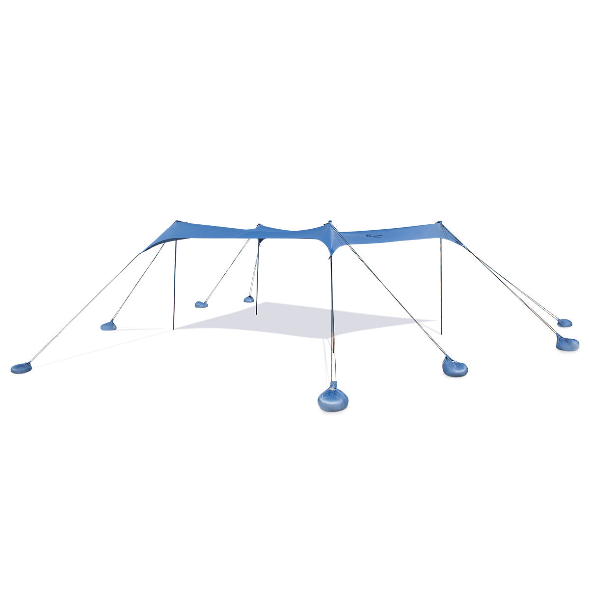 Anti-UV beach canopy (with poles and sandbags)