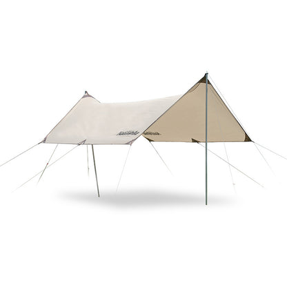 Hexagonal canopy (with two poles)