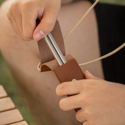 Foldable Wood Stainless Steel Chopsticks(Wood) NH20CJ010