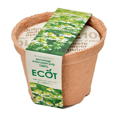 Recycled paper small flowerpot ECOT small