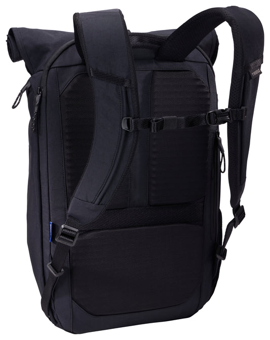 Paramount Laptop Backpack 24L - Black/Dark Green/Brown