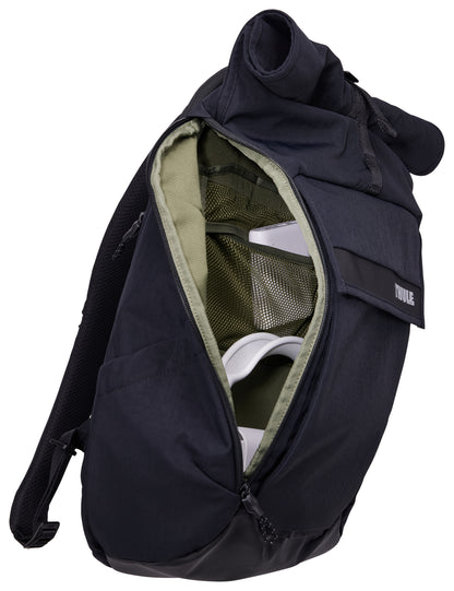 Paramount Laptop Backpack 24L - Black/Dark Green/Brown
