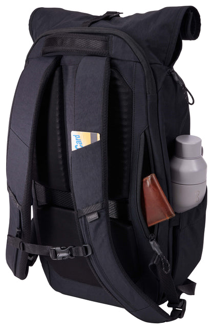 Paramount Laptop Backpack 24L - Black/Dark Green/Brown