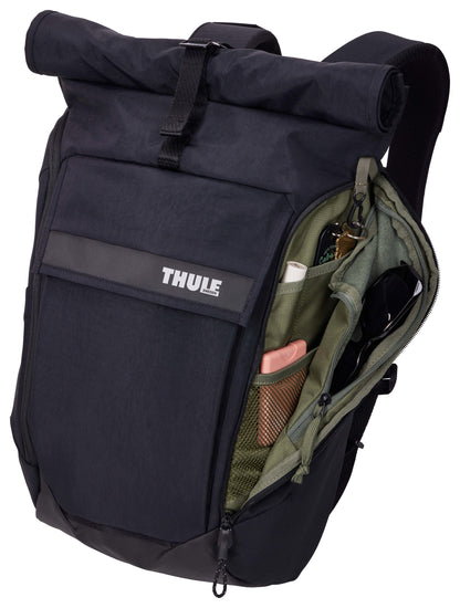Paramount Laptop Backpack 24L - Black/Dark Green/Brown