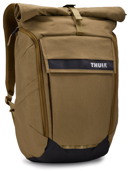Paramount Laptop Backpack 24L - Black/Dark Green/Brown