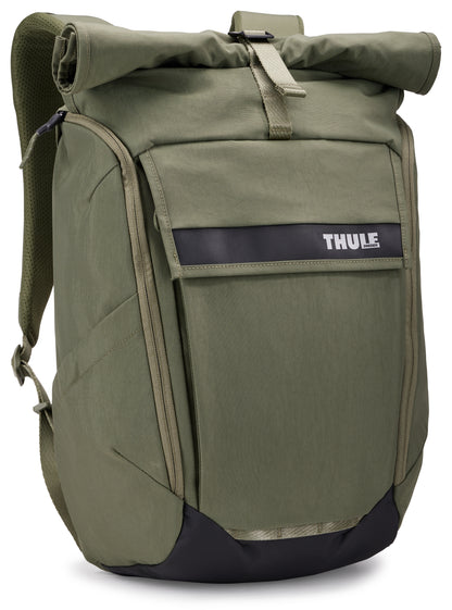 Paramount Laptop Backpack 24L - Black/Dark Green/Brown