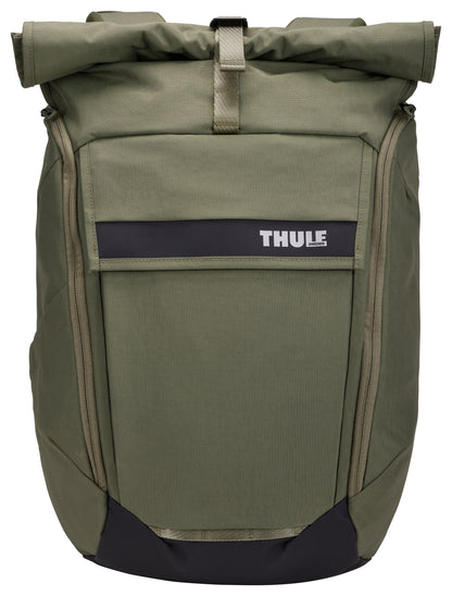 Paramount Laptop Backpack 24L - Black/Dark Green/Brown
