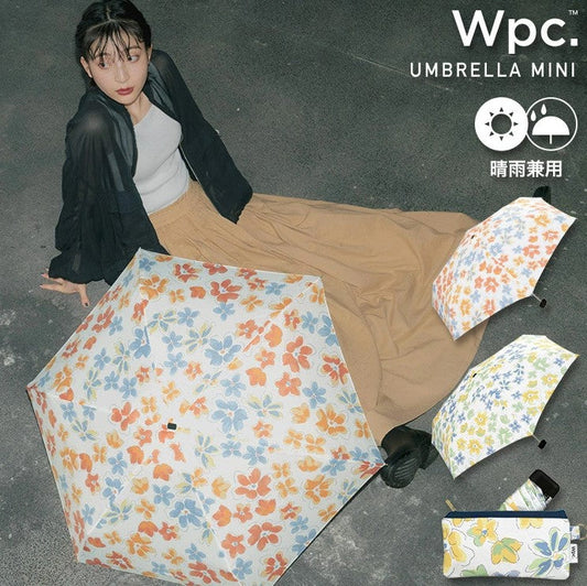 Flowery pocket-shaped umbrella