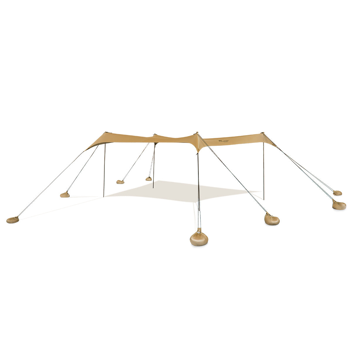 Anti-UV beach canopy (with poles and sandbags)