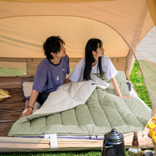 Single Envelope style 13°C cotton sleeping bag