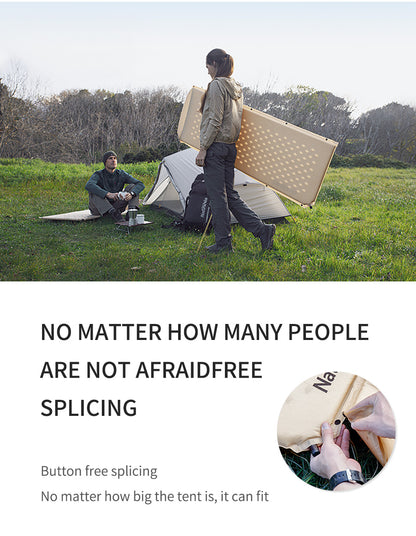 Q002 Camping automatic inflatable mattress with pillow