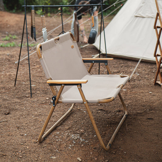 Outdoor folding double chair