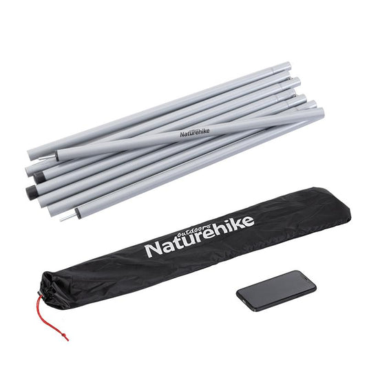 4 Section 2m Steel Canopy Poles Set (2pcs)