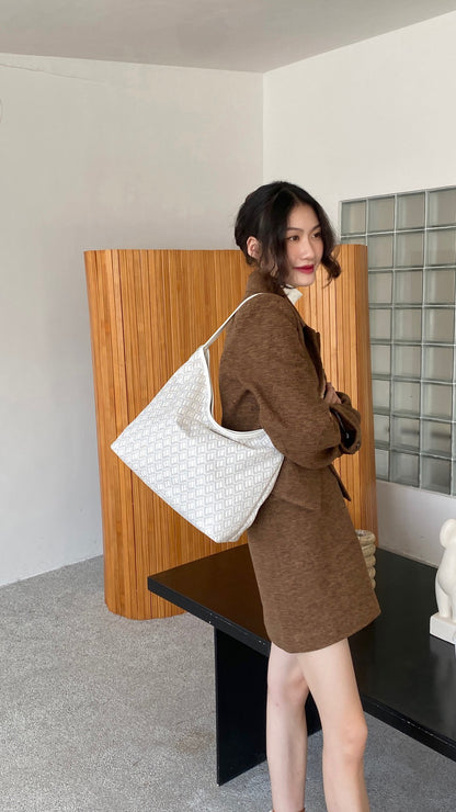 Classic Dog Tooth HOBO Bag