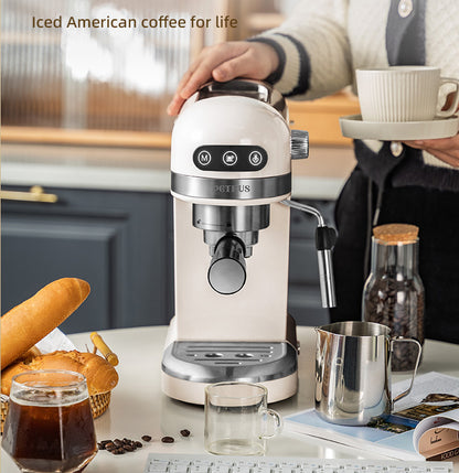 Home-style semi-automatic smart espresso machine│Brewing‧Made at home‧Manual‧High temperature and low pressure extraction‧Milk foam‧Latte art