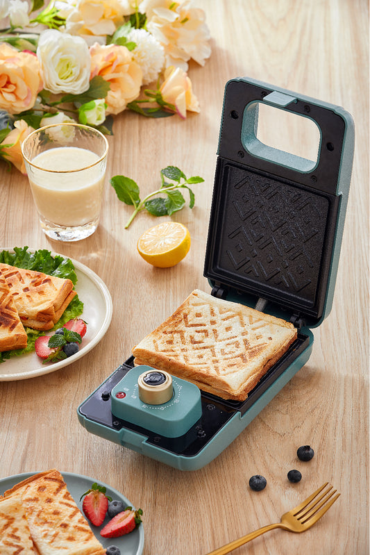 Breakfast sandwich machine│3 minutes to complete delicious food‧waffles‧reheating