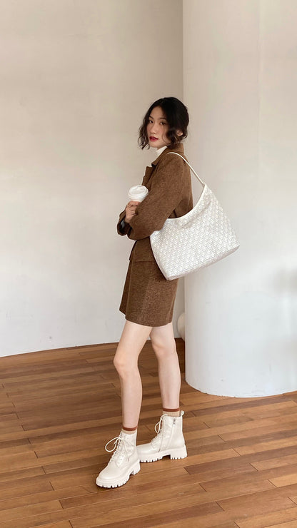 Classic Dog Tooth HOBO Bag
