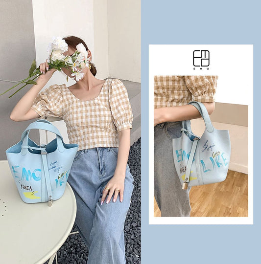Graffiti Handbag Small with Lock