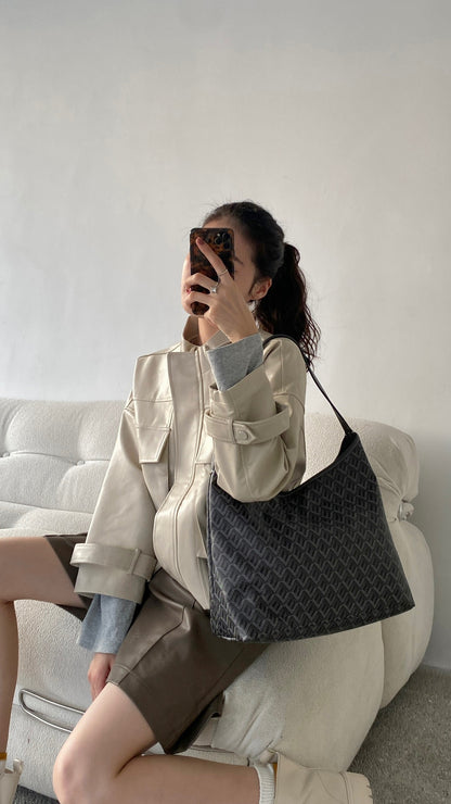 Classic Dog Tooth HOBO Bag