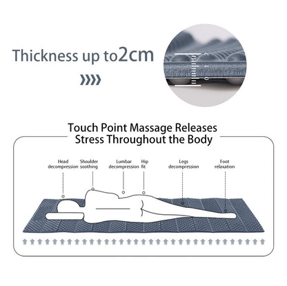 Single foldable camping mattress