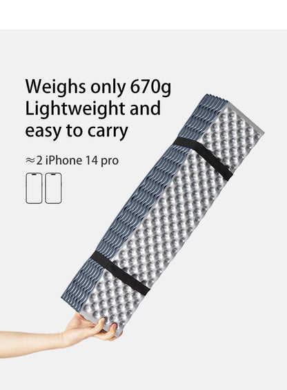 Single foldable camping mattress