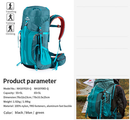 65L+5L Hiking Backpack