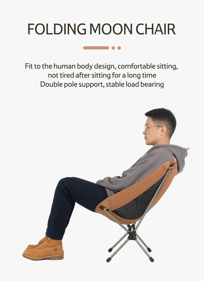 Lightweight‧Camping‧Beach‧Leisure‧YL08 Leisure Folding Moon Back Chair