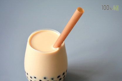 甘蔗纖維12mm粗飲管/飲筒(100%環保可分解‧台灣製)