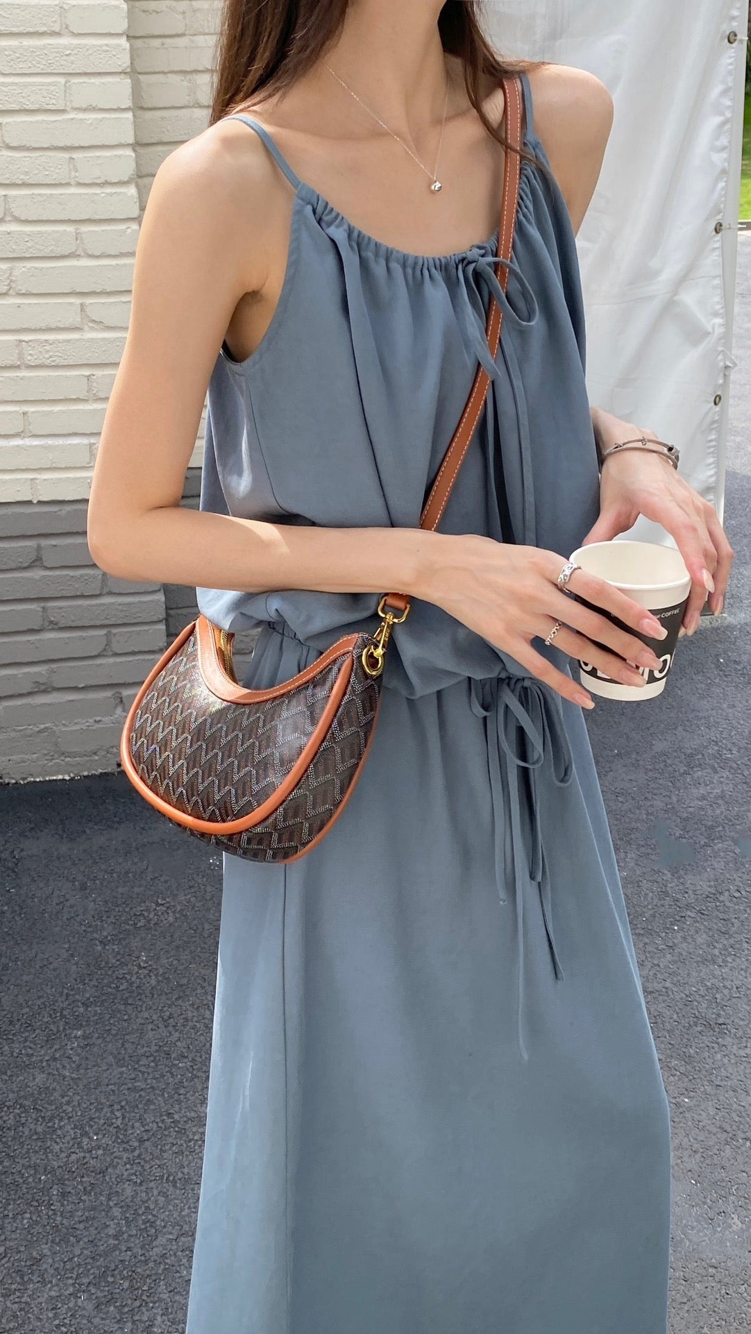 Small crescent bag HALF-MOON BAG