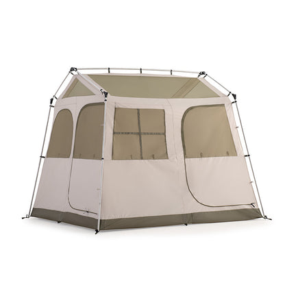 Country style 5.0 three to four person tent (with tent poles)