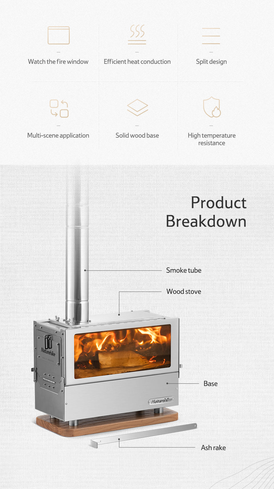SK004 tabletop wood-fired oven 