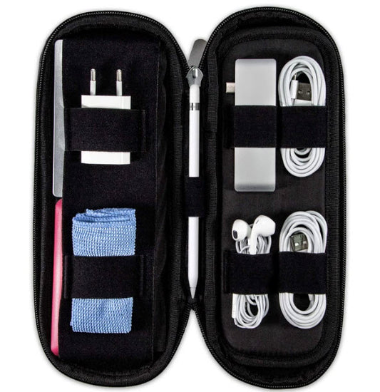 Multi-compartment travel accessory bag│Simple organization‧Compact and lightweight