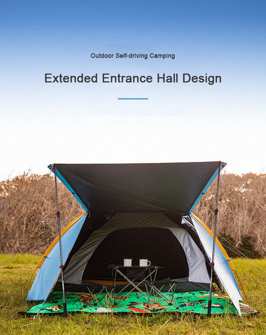 Knight 190T UPF50+ UV Protection Tent - Gray