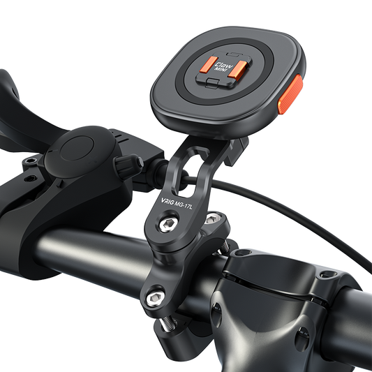 MagSafe magnetic lock two-in-one mobile phone holder for bicycle/motorcycle│with special mobile phone holder sticker