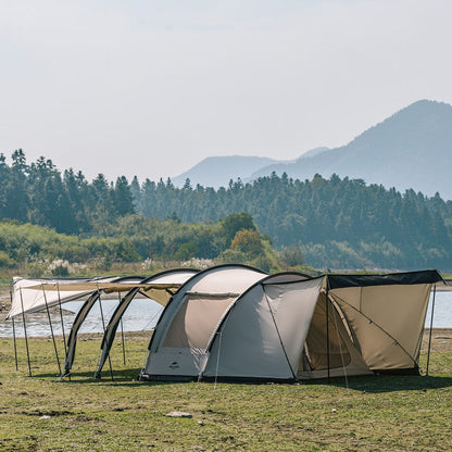 Cloud vessel tunnel tent four to six person tent