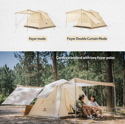 Ango UPF+50 UV protection four-person tent